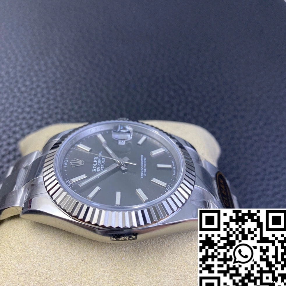 Clean Rolex Grey M126334-0013 Datejust Factory Dial 0227